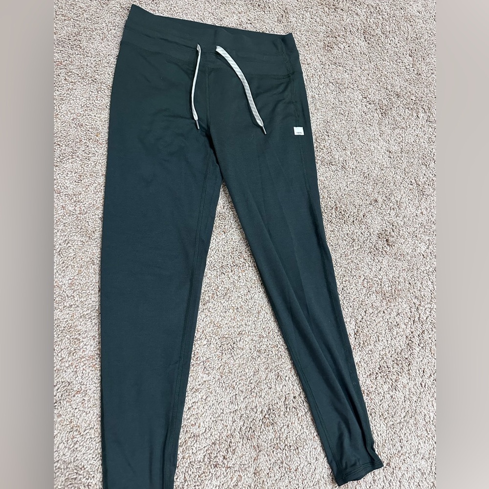 Vuori Halo Vintage Leggings - small - aspen heather (green)